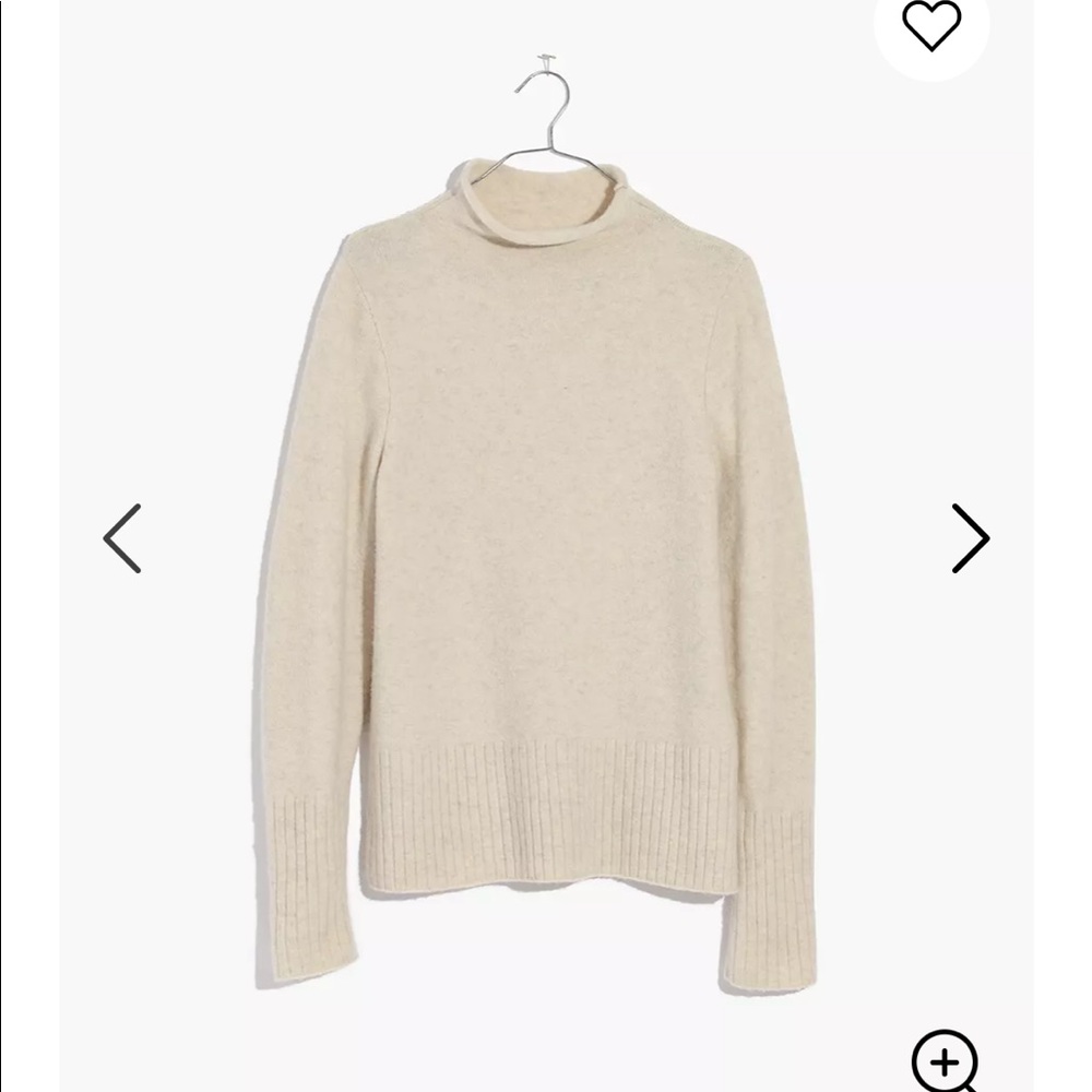 Madewell Inland Turtleneck Sweater in Coziest Yarn